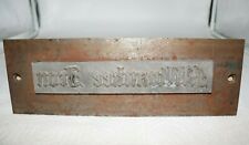 Rare leather embossing for sale  Knoxville