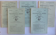 Proceedings the malacological d'occasion  Perpignan-