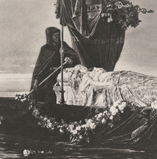 Arthurian funeral scene for sale  Brooklyn