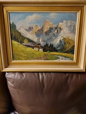ölbild alpenlandschaft bayern gebraucht kaufen  Haßfurt