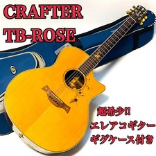Guitarra acústica elétrica Crafter TB-ROSE natural feita na Coréia e bolsa para shows comprar usado  Enviando para Brazil