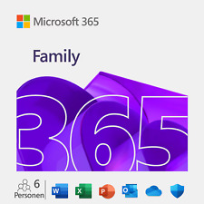 Microsoft 365 family gebraucht kaufen  Gunzenhausen