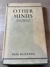 Other minds - Wisdom, John. - First edition 1952T Basil Blackwell segunda mano  Embacar hacia Mexico