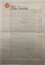 Original parchment indenture for sale  BOURNEMOUTH