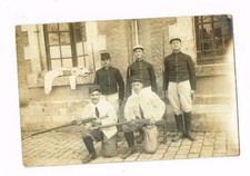 Cpa photo soldats d'occasion  Saint-Éloy-les-Mines