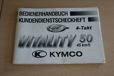 Kymco vitality bedienerhandbuc gebraucht kaufen  Ronnenberg