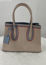 Bolsa de mão Kate Spade couro Eva bordada pequena satchel mola bege quente azul comprar usado  Enviando para Brazil
