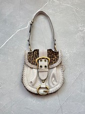 Usado, Mini bolsa de alça vintage Y2K Guess couro estampa de leopad comprar usado  Enviando para Brazil