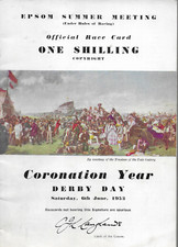 Epsom derby coronation for sale  SHEERNESS