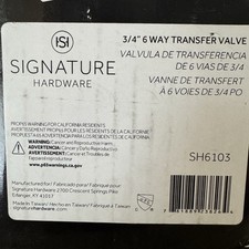Signature hardware sh6103 for sale  Kidder