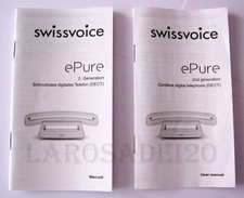Manuale telefono swissvoice usato  Italia