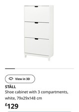 Ikea ställ shoe for sale  BIRMINGHAM