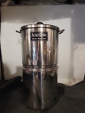 Sistema de filtro de água de bancada de aço inoxidável alimentado por gravidade conjunto com 3 peças comprar usado  Enviando para Brazil