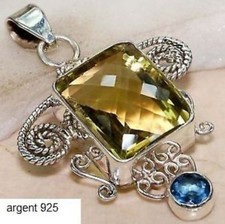 Pendentif argent pur d'occasion  Bonneuil-Matours