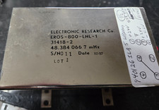 Electronic Research Co 48.384066 MHz Xtal osc EROS-800-LNL-1 testado veja dados SA, usado comprar usado  Enviando para Brazil