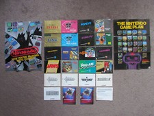 Lote 22 pôsteres manuais inserções NES Zelda Link Castlevania Black Label MAIS! comprar usado  Enviando para Brazil