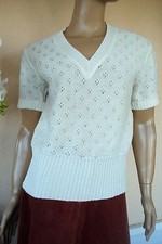 Pull blanc ajoure d'occasion  Villeneuve-Loubet