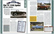 Fiat 1100 spider d'occasion  Expédié en Belgium