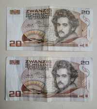 Schilling 1986 banknoten gebraucht kaufen  Leipzig