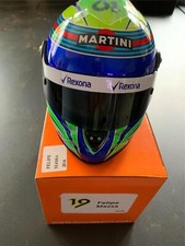 2016 FELIPE MASSA RÉPLICA 1/2 MINI CAPACETE SCHUBERTH WILLIAMS FORMULA F1 NOVO RARO comprar usado  Enviando para Brazil