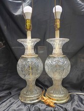 Vintage crystal lamps for sale  Haughton