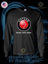 Camiseta masculina manga longa logotipo armas de ar HATSAN American Dotees comprar usado  Enviando para Brazil