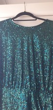 Dark green sequins for sale  MAYBOLE