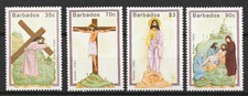 1992 Barbados Sc# 818-21 -Páscoa, Religião, Jesus. Conjunto MNH CV$6,95 comprar usado  Enviando para Brazil