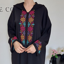 Moroccan black jellaba d'occasion  Expédié en Belgium