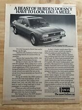 Vintage 1977 lancia for sale  COVENTRY