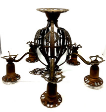 Antique brass chandelier for sale  Painesville
