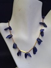 Kette golden lapislazuli gebraucht kaufen  Nürnberg