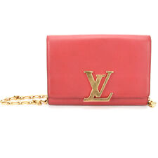 Bolsa carteira Louis Vuitton Louise corrente couro de bezerro com alça de corrente de ombro comprar usado  Enviando para Brazil