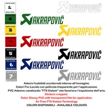 Akrapovic vinyl stickers d'occasion  Expédié en Belgium