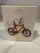 Ornamento de árvore de Natal lembrança bicicleta vermelha "Li'l Cruiser" 2007 30B47 comprar usado  Enviando para Brazil