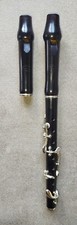 Vintage madeira czakan flauta flageolet 6 chaves c.1900 duas cabeças - Toca bem comprar usado  Enviando para Brazil