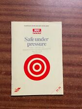 Safe pressure guidelines for sale  MILTON KEYNES