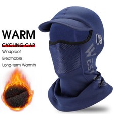 Usado, Boné de ciclismo inverno máscara facial à prova de vento térmica motocicleta balaclava chapéu comprar usado  Enviando para Brazil