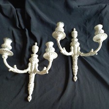 Pair antique brass for sale  WINKLEIGH