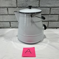 Vtg white enamel for sale  Saint Cloud