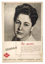 Pubblicita isopan agfa usato  Ferrara
