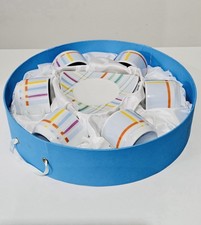 Colourful porcelain espresso for sale  MANCHESTER