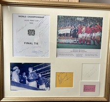 Framed signatures sir for sale  CRAMLINGTON