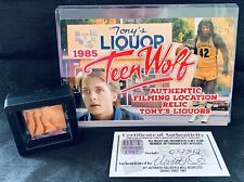 Teen Wolf 1985 local de filmagem Michael J Fox relíquia de madeira autêntica comprar usado  Enviando para Brazil