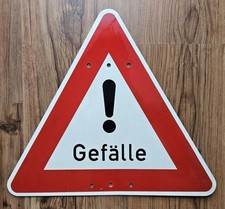 Warn hinweisschild gefälle gebraucht kaufen  Ratingen