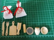 Küchenminiaturen holz stoff gebraucht kaufen  Deutschland