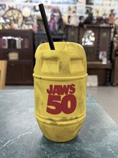 Barril de bebida Jaws 50º aniversário SOMENTE COPO com palha nova nunca usado RARO, usado comprar usado  Enviando para Brazil