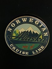 Alaska Norwegian Cruise Cloisonné Enameled Challenge Coin Magnet Vintage 2.25” comprar usado Alaska Norwegian Cruise Cloisonné Enameled Challenge Coin Magnet Vintage 2.25” comprar usado  Enviando para Brazil