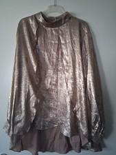 Blusenjacke 3xl gold gebraucht kaufen  Hamburg