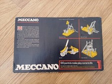 Meccano construction set for sale  CHESTERFIELD